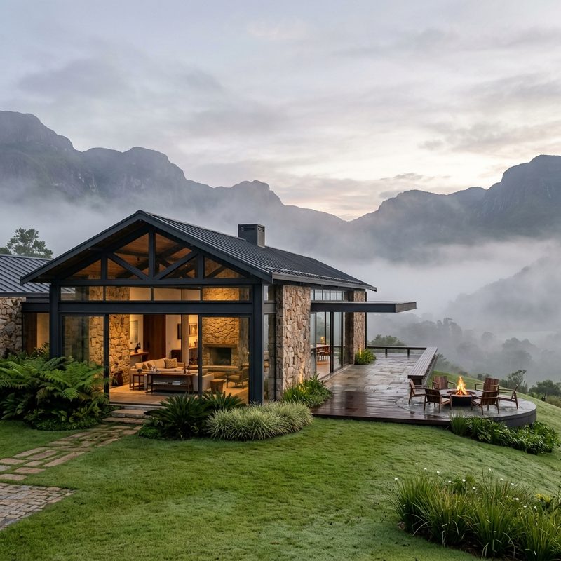 Casa de Campo e Chácara Contemporânea - Lilian Peres